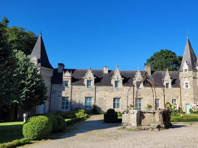 Park of the castle of Rochefort-en-Terre