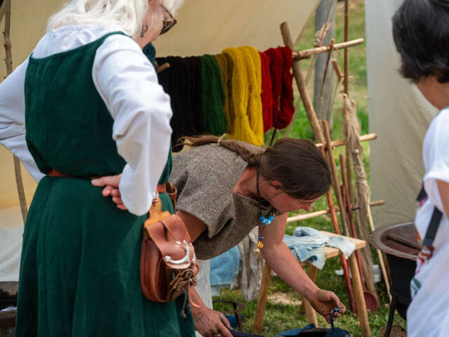 Musée-parc Arkéos - Atelier artisan tout public : Teinture