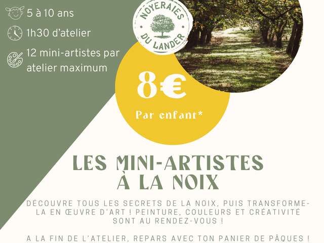 Atelier "Les Mini-Artistes à la Noix"