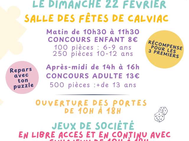 Concours de Puzzle à Calviac