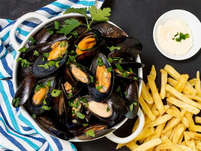 Repas Moules-Frites