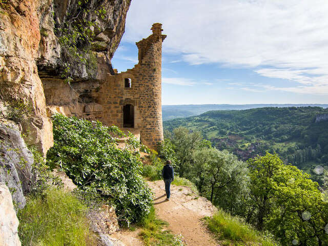 Randonnée à Autoire, le Château des Anglais