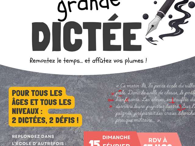 LA GRANDE DICTÉE