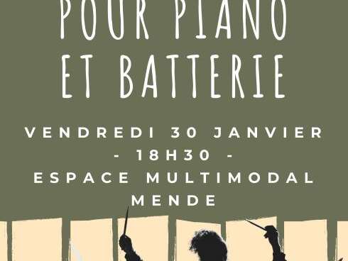 SONATE(S) POUR PIANO ET BATTERIE