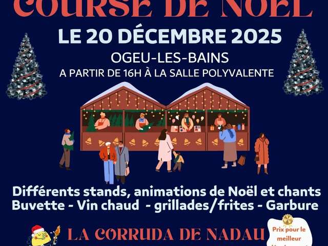 Marché et course de Noël