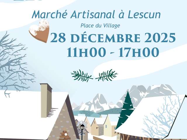 Les Lescunales hivernales : marché artisanal