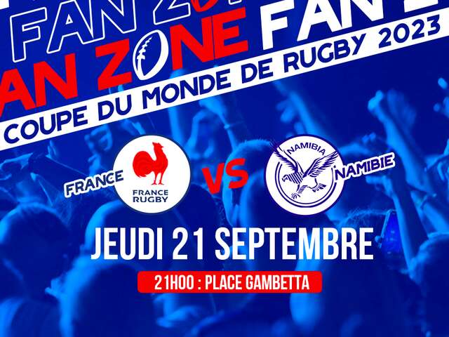 FAN ZONE - COUPE DU MONDE DE RUGBY 2023 - 21 SEPTEMBRE