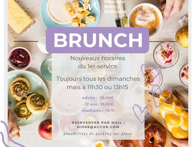 Brunch - Mercure Nancy centre Stanislas