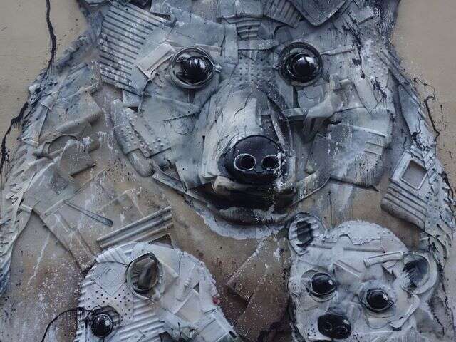 STREET ART - FRESQUE DE BORDALO II