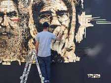 STREET ART - FRESQUE VINCENT LOISY