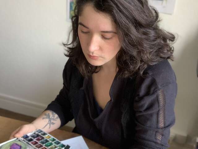 Charlotte Munerelle- Aquarelliste
