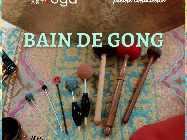 Relaxation de bain de gong