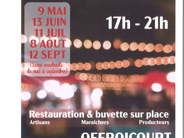 Marché semi-nocturne