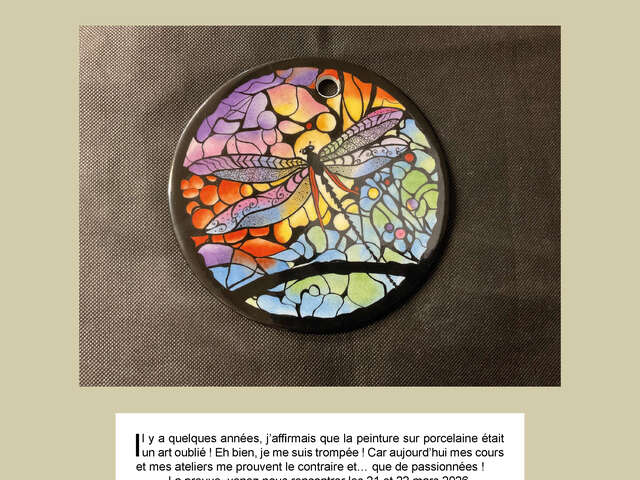 Exposition Peinture sur porcelaine