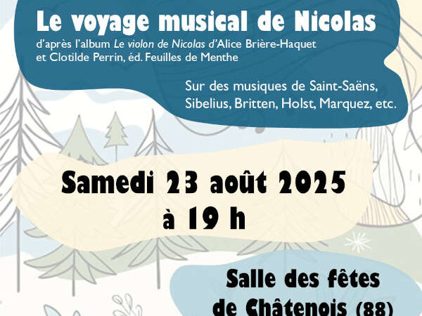 Rencontres musicales : "Le voyage de Nicolas"