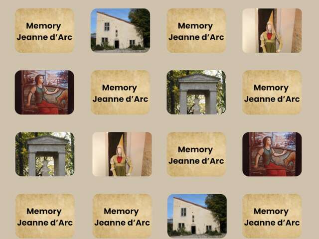 Atelier enfant : Memory Jeanne d'Arc