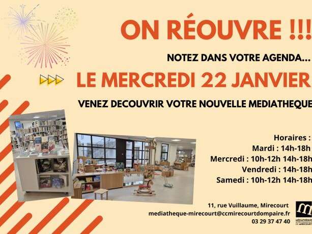 Médiathèque intercommunale de Mirecourt : bibliothèque