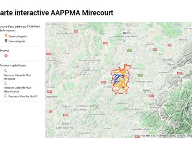 Pêche à Mirecourt et environs
