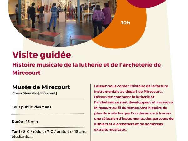 Histoire musicale de la lutherie et de l'archèterie de Mirecourt