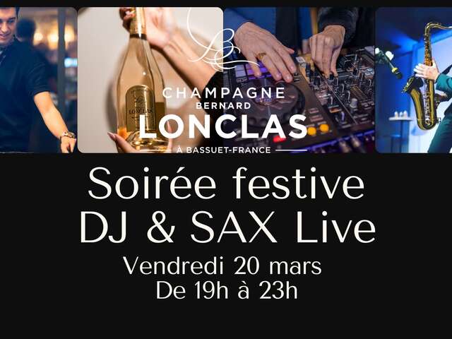 Soirée festive DJ & SAX Live