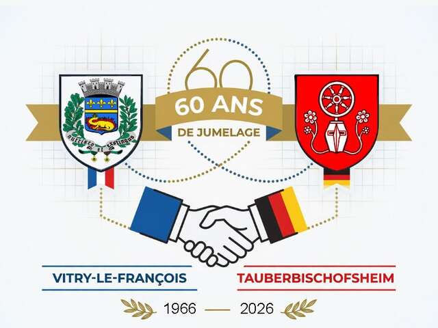Exposition dans le cadre des 60 ans du jumelage de Vitry-le-Frs et Tauberbischofsheim