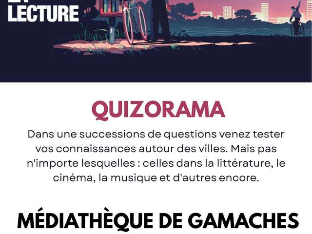 Nuits de la lecture : Quizorama