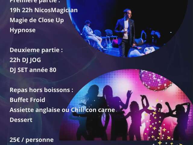 Dîner spectacle - Soirée années 80