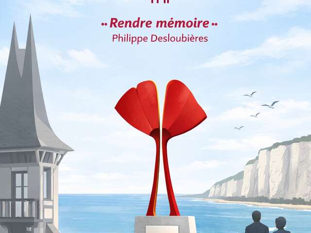 Inauguration d'une sculpture originale en hommage aux sauveurs du front de mer mersois en 1945