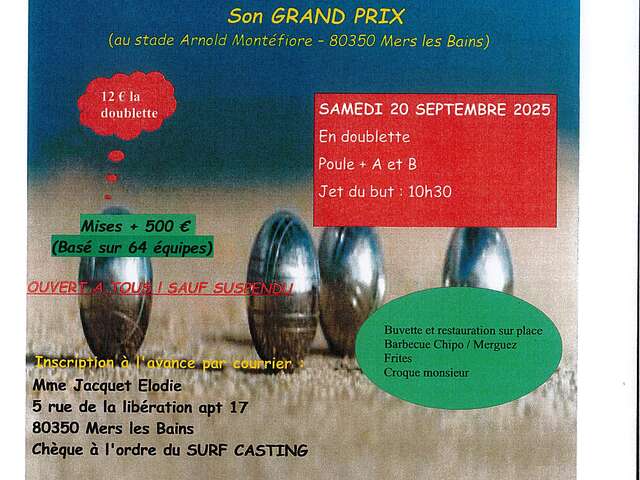 Grand Prix pétanque