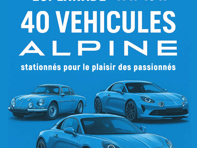 Rassemblement véhicules Alpine