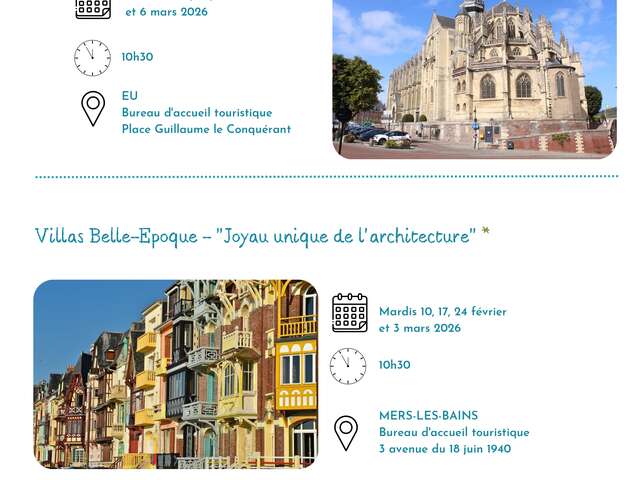 Visite guidée - Mers-les-Bains : Villas Belle Epoque "Joyau unique de l'architecture"