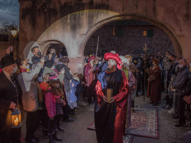 The arrival of the Three Wise Men