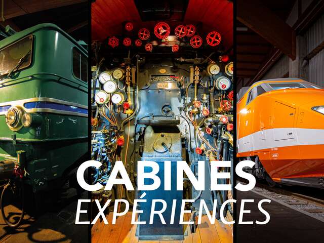 Cabines expériences à la Cité du Train