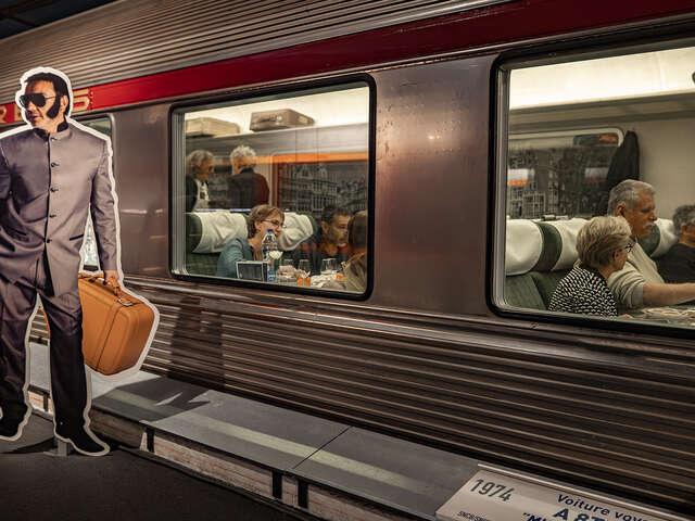 Déjeuner insolite à la Cité du Train