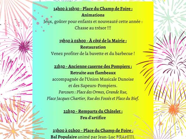 Féstivités du 14 Juillet