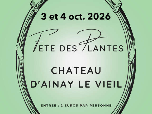 Fête des plantes dans la Haute Cour du Château