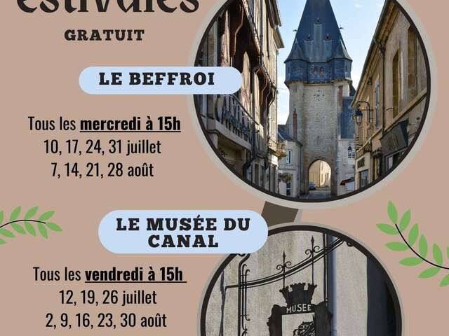 Visites Guidées Estivales du Musée du Canal de Berry de Dun-sur-Auron