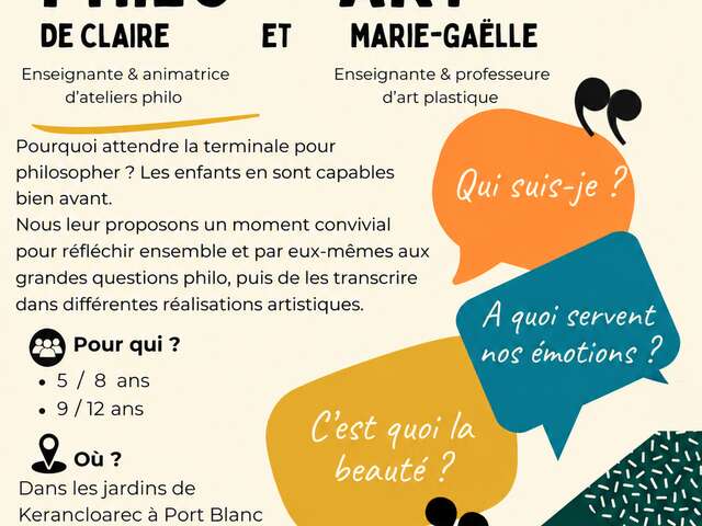 Claire Miquel et Marie-Gaëlle Casset - philo art