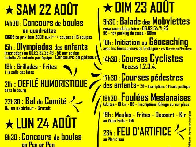 Fêtes locales