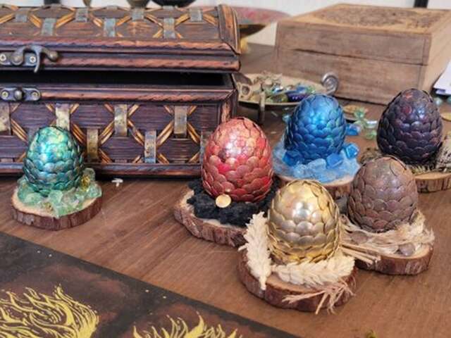 Atelier dragonologie : création d'un oeuf de dragon