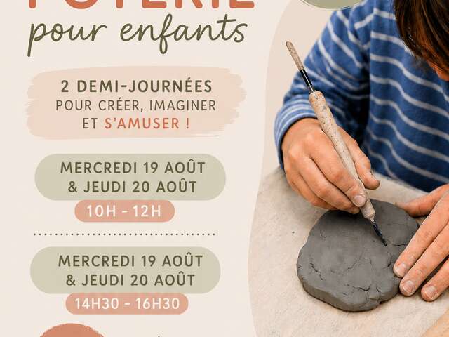 Stage poterie enfants