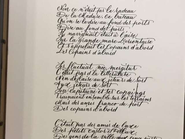 Atelier calligraphie anglaise