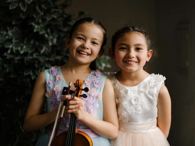 Deux jeunes prodiges du violon - Concert caritatif
