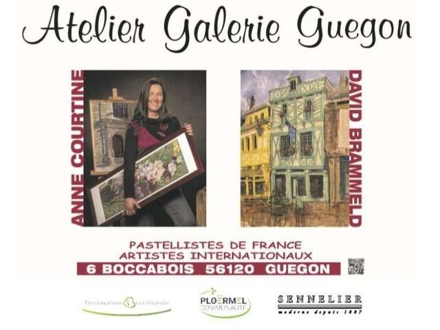 Atelier galerie avec Anne Courtine et David Brammeld