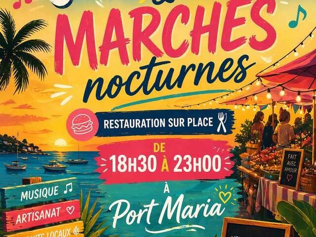 Concert et Marché Nocturne - Port Maria