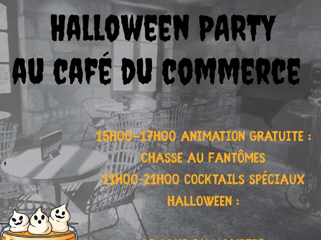 Halloween party au café du commerce