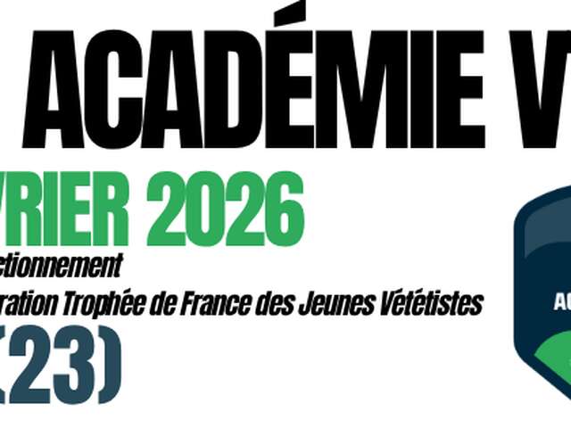 Stage Académie VTT : prépartion TFJV 2026