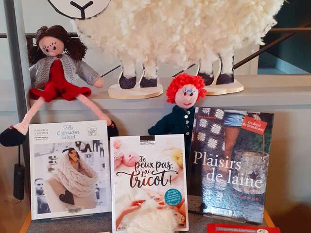 Café tricot, crochet, broderie à la Maison du Père Castor