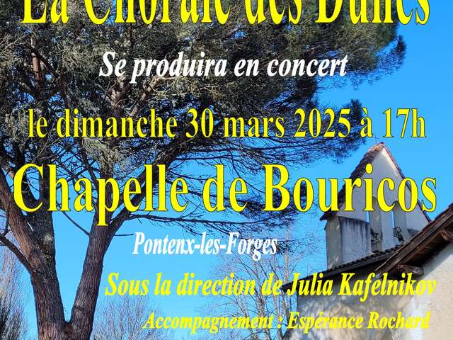 Concert à la chapelle de Bouricos