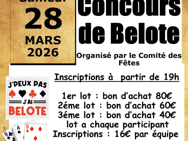 Concours de belote